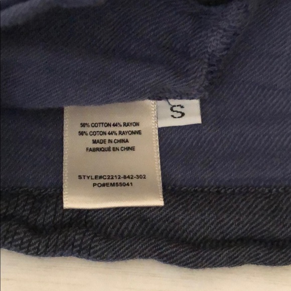 Cloth & Stone Buffalo Check Lace Back Tie Top - Picture 6 of 8